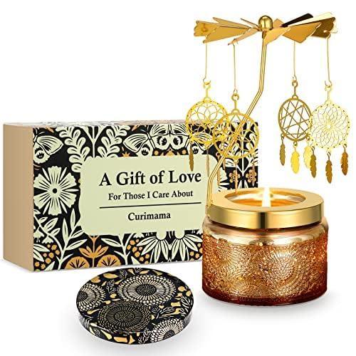 Unique Birthday Gift for Women, Rotating Scented Candles for Mom, Funny Birthday Gift for Grandma Wife Daughter, Ideal Choice for Valentines, Anniversary - Unique Gift Market