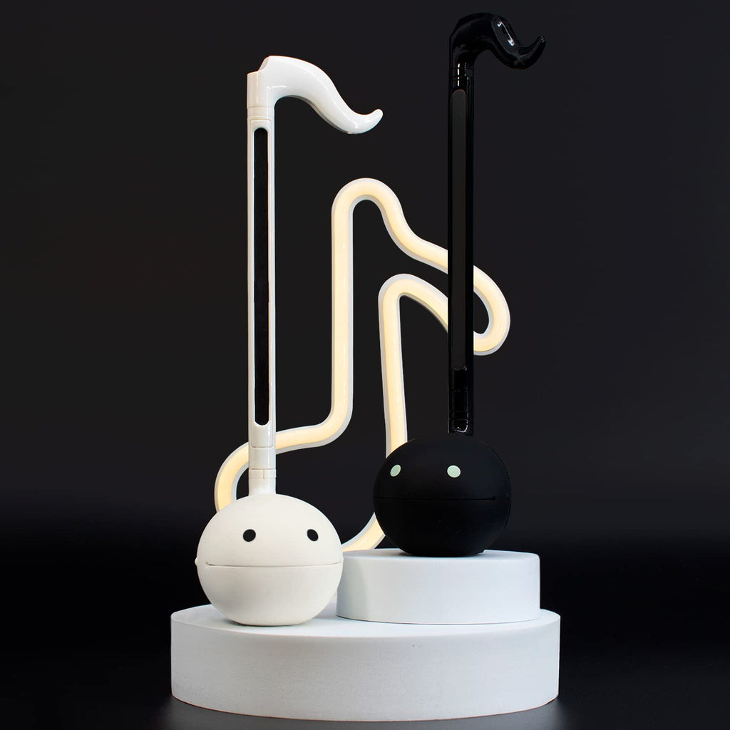 Otamatone Japanese Electronic Musical Instrument Portable Music Synthesizer from Japan by Maywa Denki Studio Award Winning, Educational Fun Gift for Children, Teens & Adults - Black