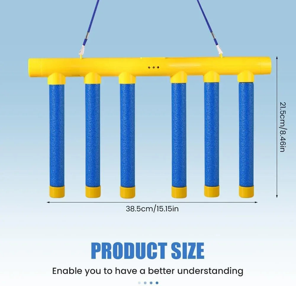 Reflex Drop Sticks Challenge Game, Reaction & Catching Sticks Game for Kids & Adults, 2026 New Hand-Eye Coordination Training Toy, 3 Adjustable Speeds, Family Party & Indoor Outdoor Fun (Yellow) - Unique Gift Market