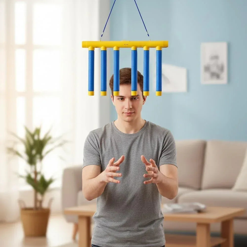 Reflex Drop Sticks Challenge Game, Reaction & Catching Sticks Game for Kids & Adults, 2026 New Hand-Eye Coordination Training Toy, 3 Adjustable Speeds, Family Party & Indoor Outdoor Fun (Yellow) - Unique Gift Market