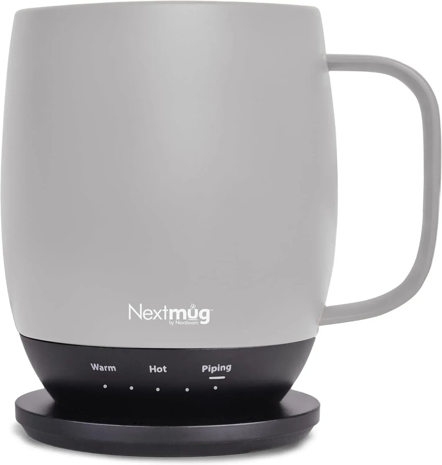 Nextmug - Temperature-Controlled, Self-Heating Coffee Mug (Black - 14 oz.) - Unique Gift Market
