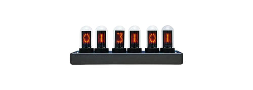 Adventurers IPS Nixie Tube Clock, Creative Electronic DIY Nixie Tube Clock Simulation with 6-Bit IPS LCD Screen,12/24 Hours, RGB Backlit Desktop Decoration,Gifts for Decorating Rooms and Desks - Unique Gift Market