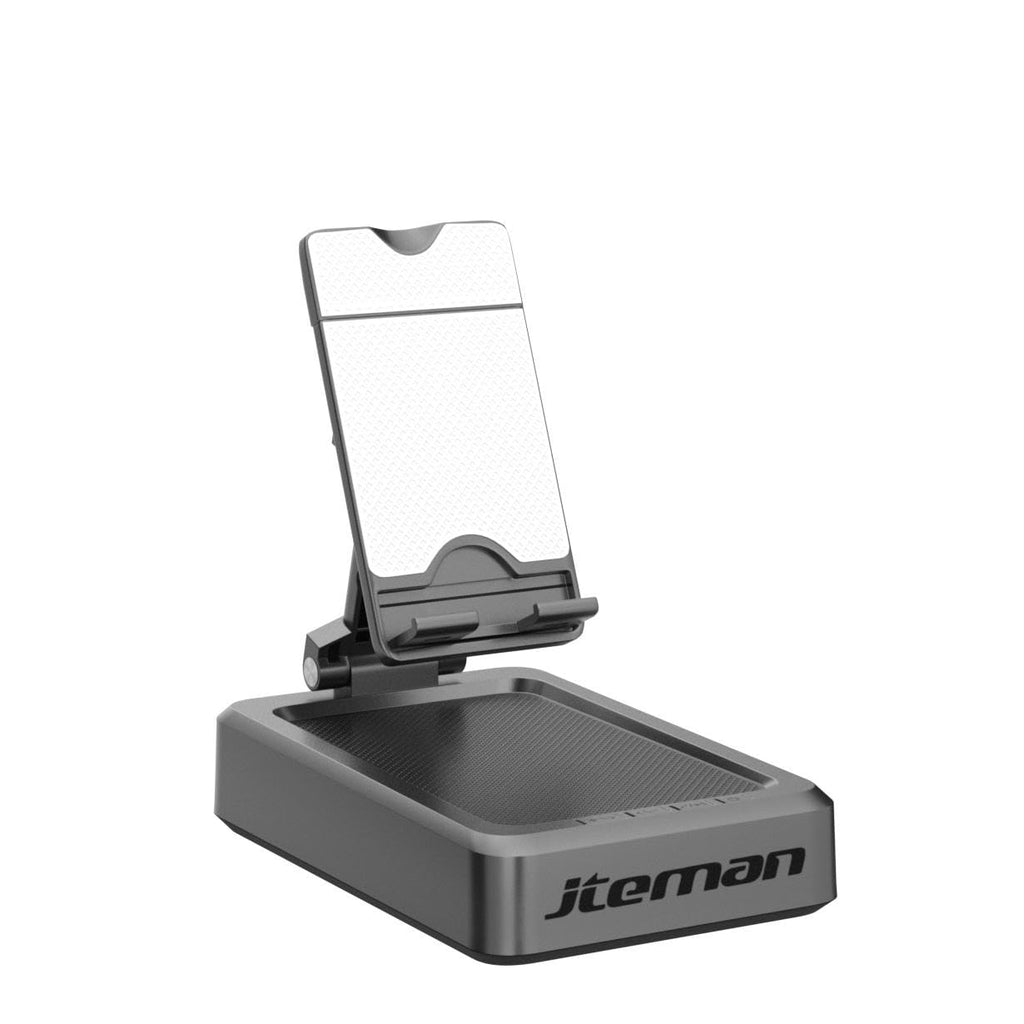 Cell Phone Stand with Wireless Bluetooth Speaker and Anti-Slip Base HD Surround Sound Perfect for Home and Outdoors with Bluetooth Speaker for Desk Compatible with iPhone/ipad/Samsung Galaxy