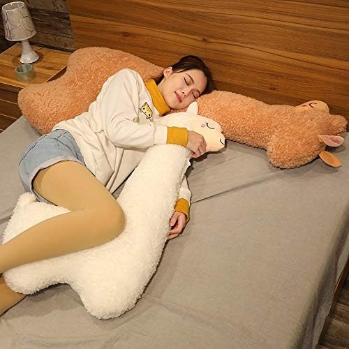 Ryttir 40 Inch 15% Chubbier Large Llama Stuffed Animal,Soft Weighted Alpaca Plush Stuffed Llamas Body Pillow for Kids and Adults - Perfect Valentine Llama Gifts for Cuddling and Room Decoration