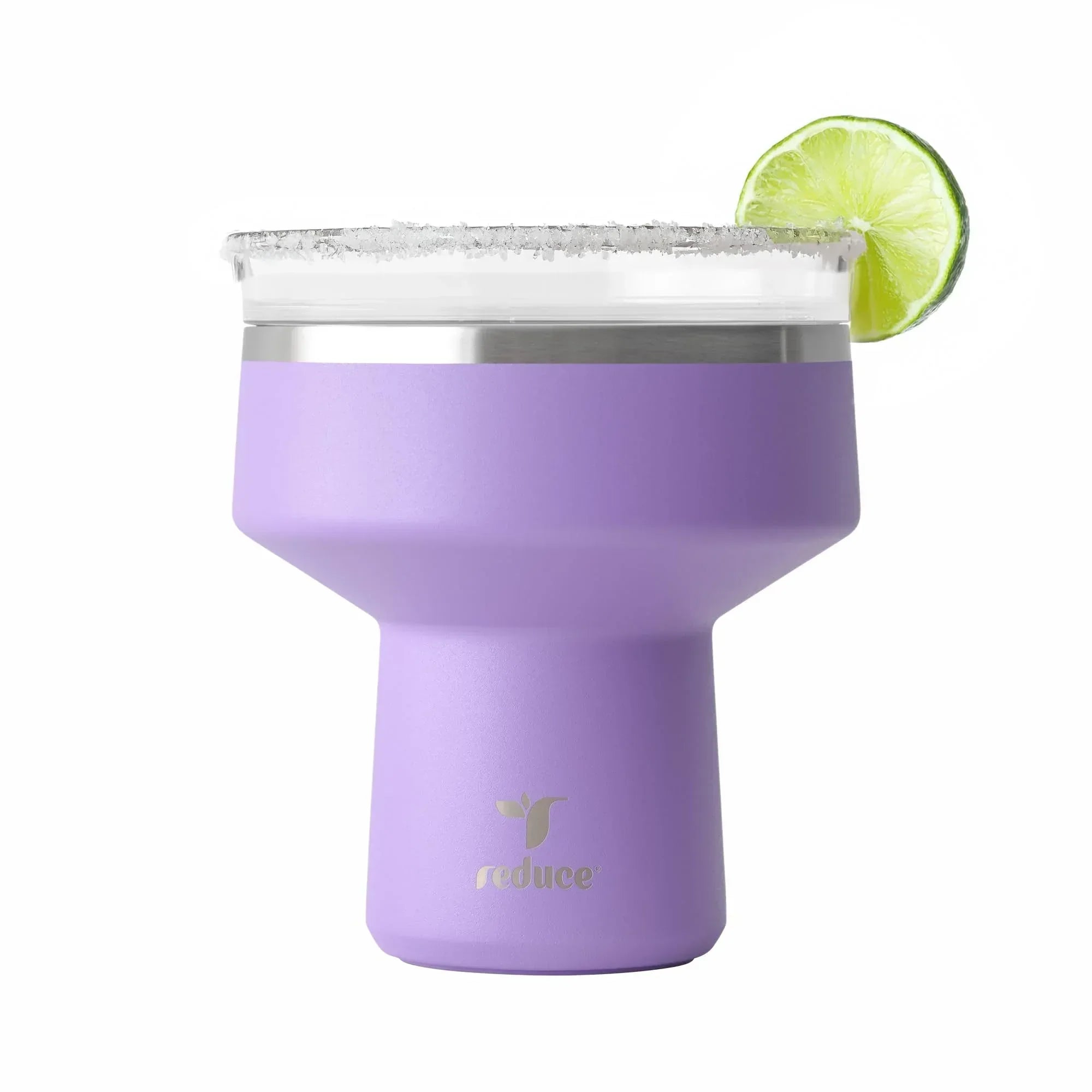 REDUCE Saltini 16 oz Cocktail Tumbler - Insulated Margarita Tumbler with Lid - Keeps Drinks Cold for 10 Hours - 360 Sippable Martini Glass Alternative - Shatterproof, Perfect for Parties - Sea Glass - Unique Gift Market