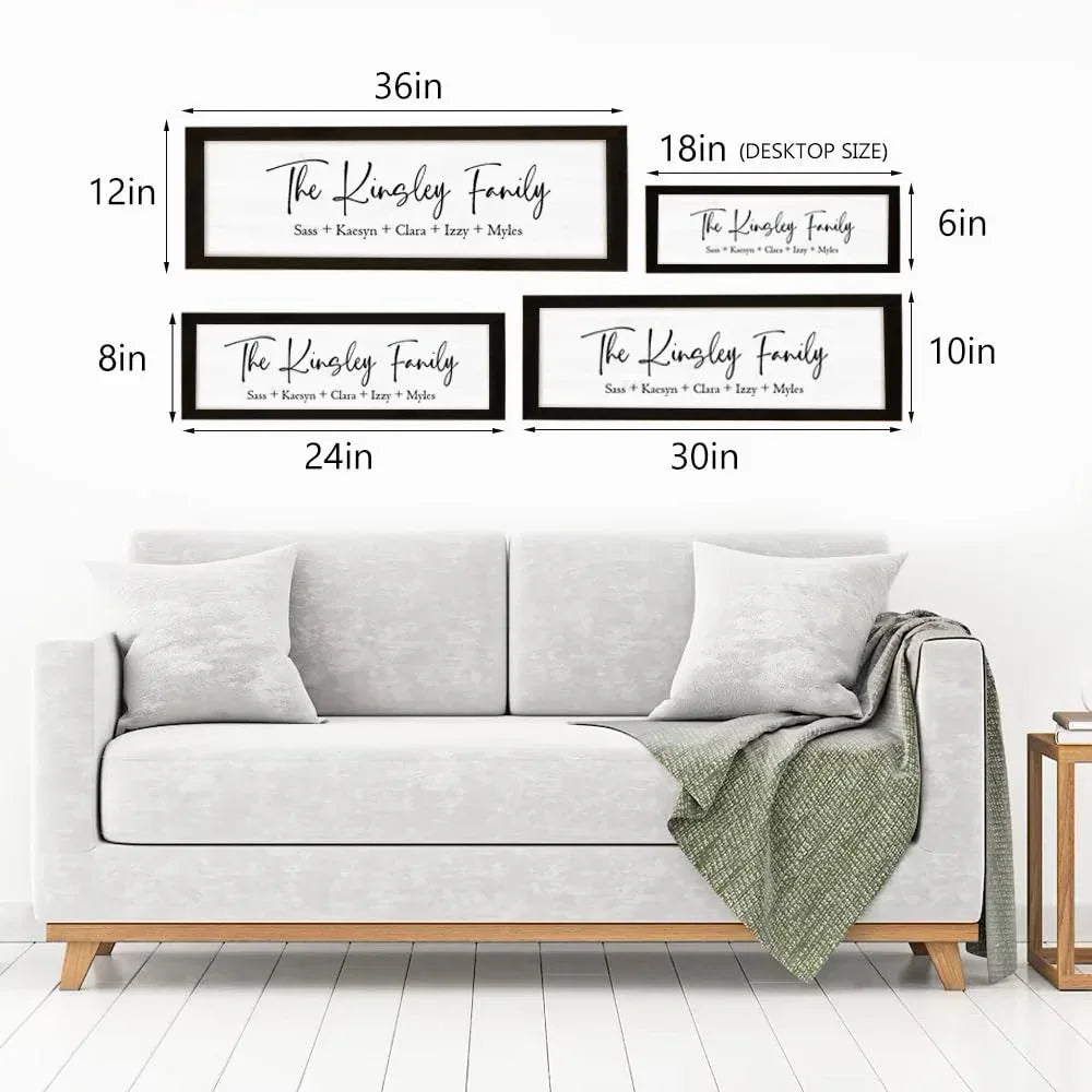Wedding Gifts for Couples 2026, Custom Wood Wedding Sign for Newlywed, Bridal Shower Gift, Engagement Gift, Personalized Framed Last Name Sign with Established Date for Home - Unique Gift Market