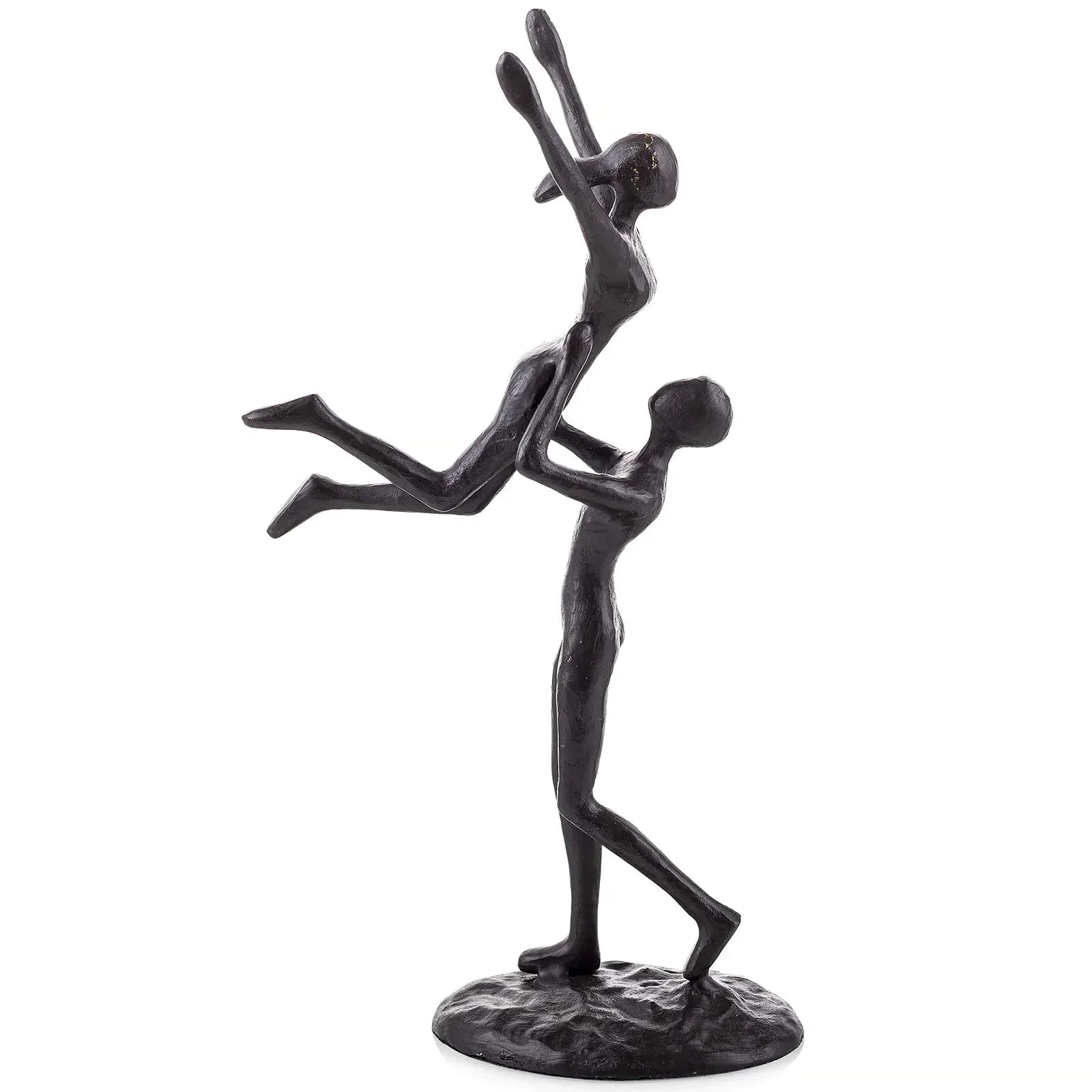 Sziqiqi Anniversary Wedding Gifts for Couple: 6th Anniversary Iron Gifts for Him Her Women Couples - 6 Year Wedding Gift for Christmas Valentines Birthday - Couple Dancing Figurines - Unique Gift Market