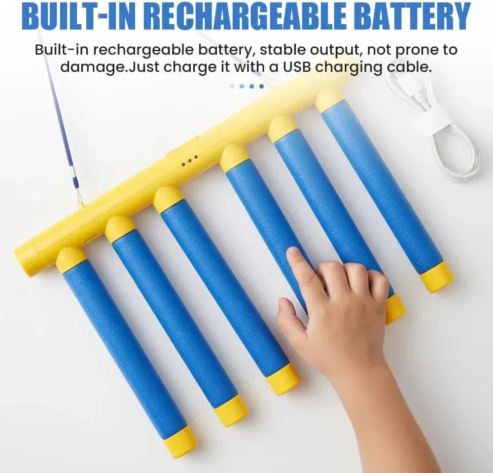 Reflex Drop Sticks Challenge Game, Reaction & Catching Sticks Game for Kids & Adults, 2026 New Hand-Eye Coordination Training Toy, 3 Adjustable Speeds, Family Party & Indoor Outdoor Fun (Yellow) - Unique Gift Market