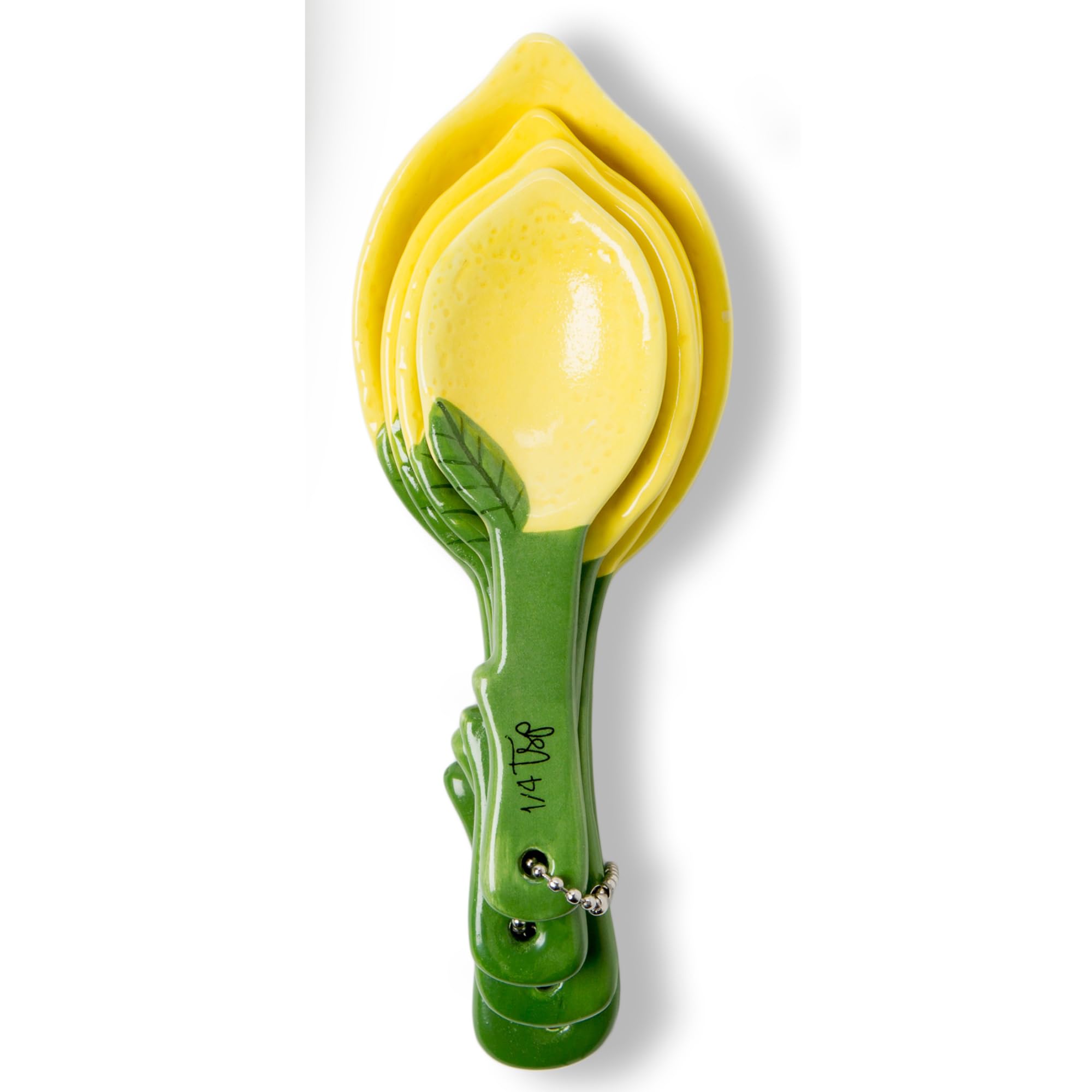 White Cat Measuring Cups & Spoons Gift Set – Ceramic Kitchen Tools for Cat Lovers & Bakers – 4 Measuring Cups and 4 Measuring Spoons – Unique Gift for Kitchen, Baking, and Cat Lovers