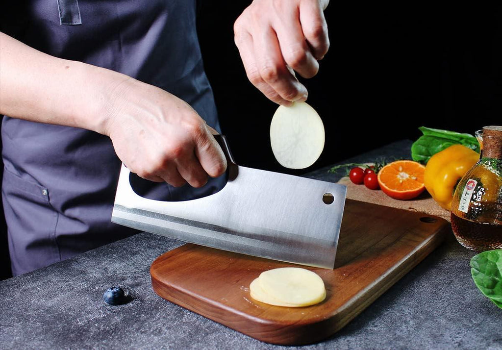Meat Cleaver Knife Japanese Chef Knife for Vegeable Meat Cutting, Effort Save Unique Knives - Unique Gift Market