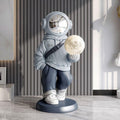 Astronaut Statue, Spaceman Sculpture, Home Decor Sculpture, Cool Metal mask Decoration, Large Spaceman Figurine Decoration