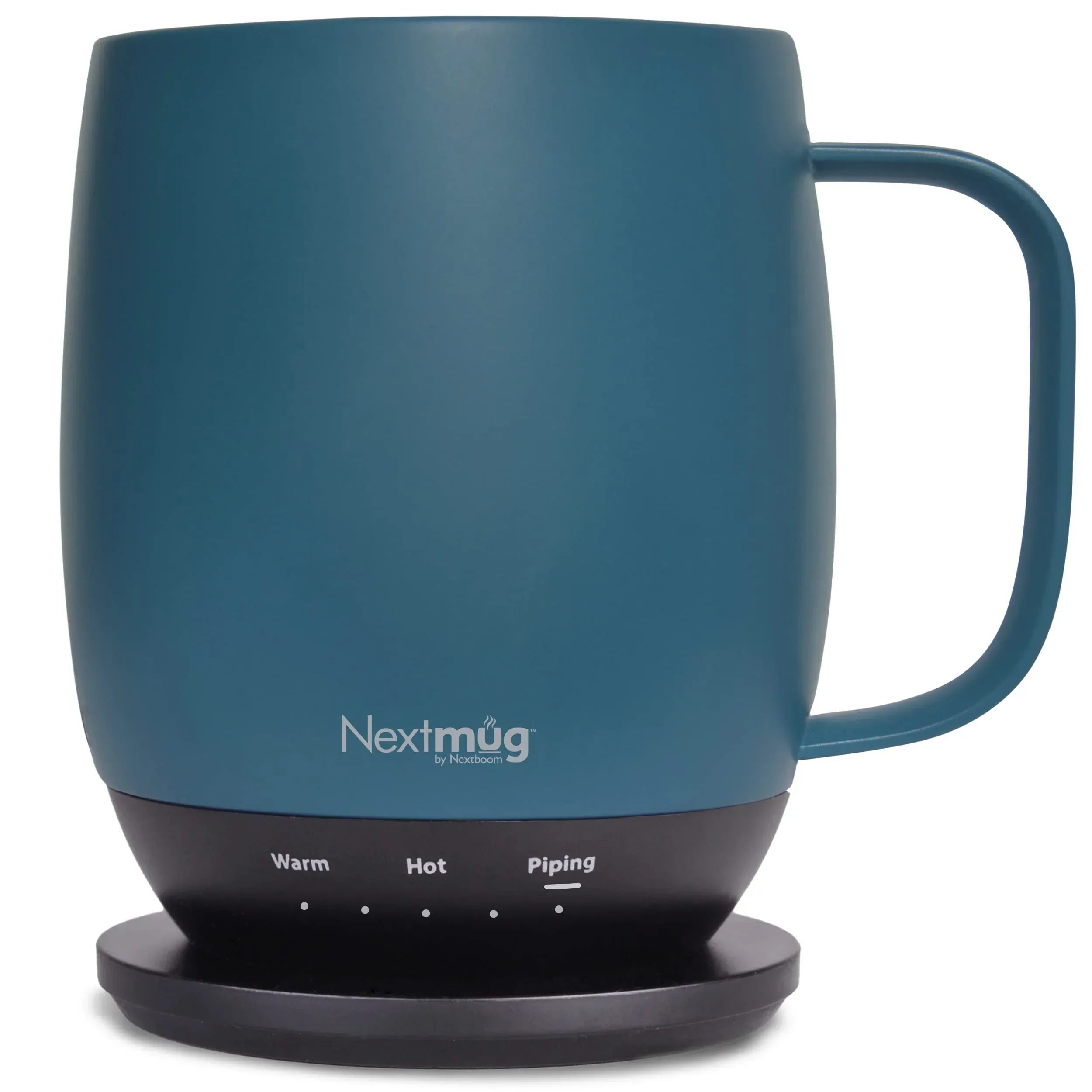 Nextmug - Temperature-Controlled, Self-Heating Coffee Mug (Black - 14 oz.) - Unique Gift Market