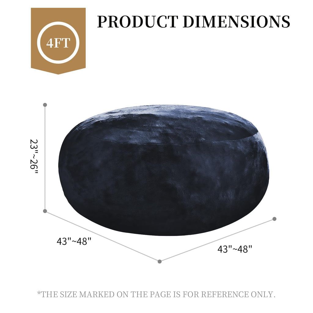 Big Beanbag Chairs for Adults ，6FT Bean Bag Chair with Filler Memory Foam Chair Super Soft Plush, Living Room Furniture, Suitable for bedrooms, Comfy Lounge Reading Chairs Birthday Gifts for Women Mom - Unique Gift Market