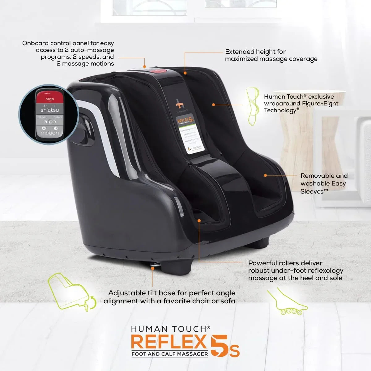 Human Touch Reflex Sol Plus Foot & Calf Massager - Unique Gift Market