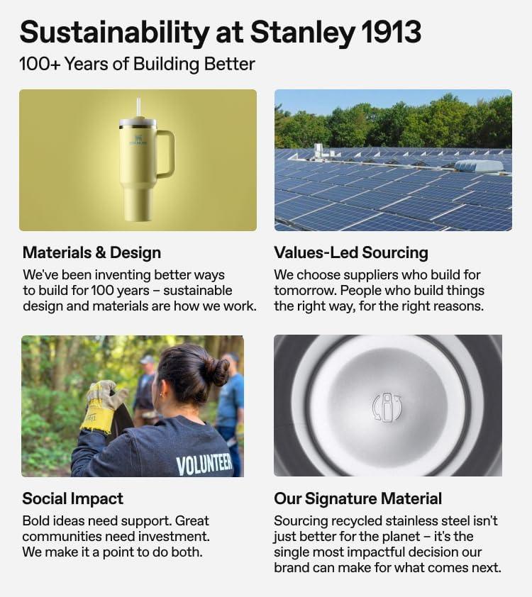 STANLEY Perfect Brew Pour Over Set | 12 oz Camp Mug with Lid Included | Drip Coffee Maker with Reusable Filter | Insulated Stainless Steel | BPA-Free | Hammertone Green - Unique Gift Market