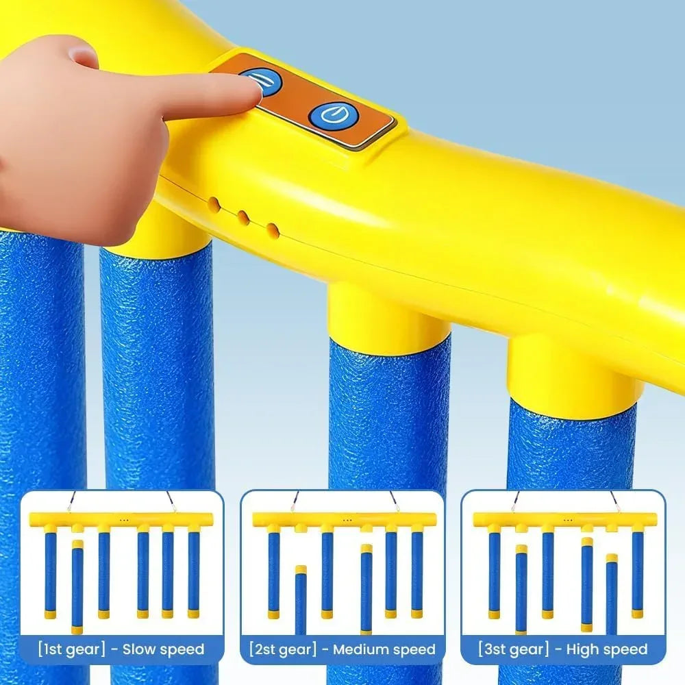 Reflex Drop Sticks Challenge Game, Reaction & Catching Sticks Game for Kids & Adults, 2026 New Hand-Eye Coordination Training Toy, 3 Adjustable Speeds, Family Party & Indoor Outdoor Fun (Yellow) - Unique Gift Market