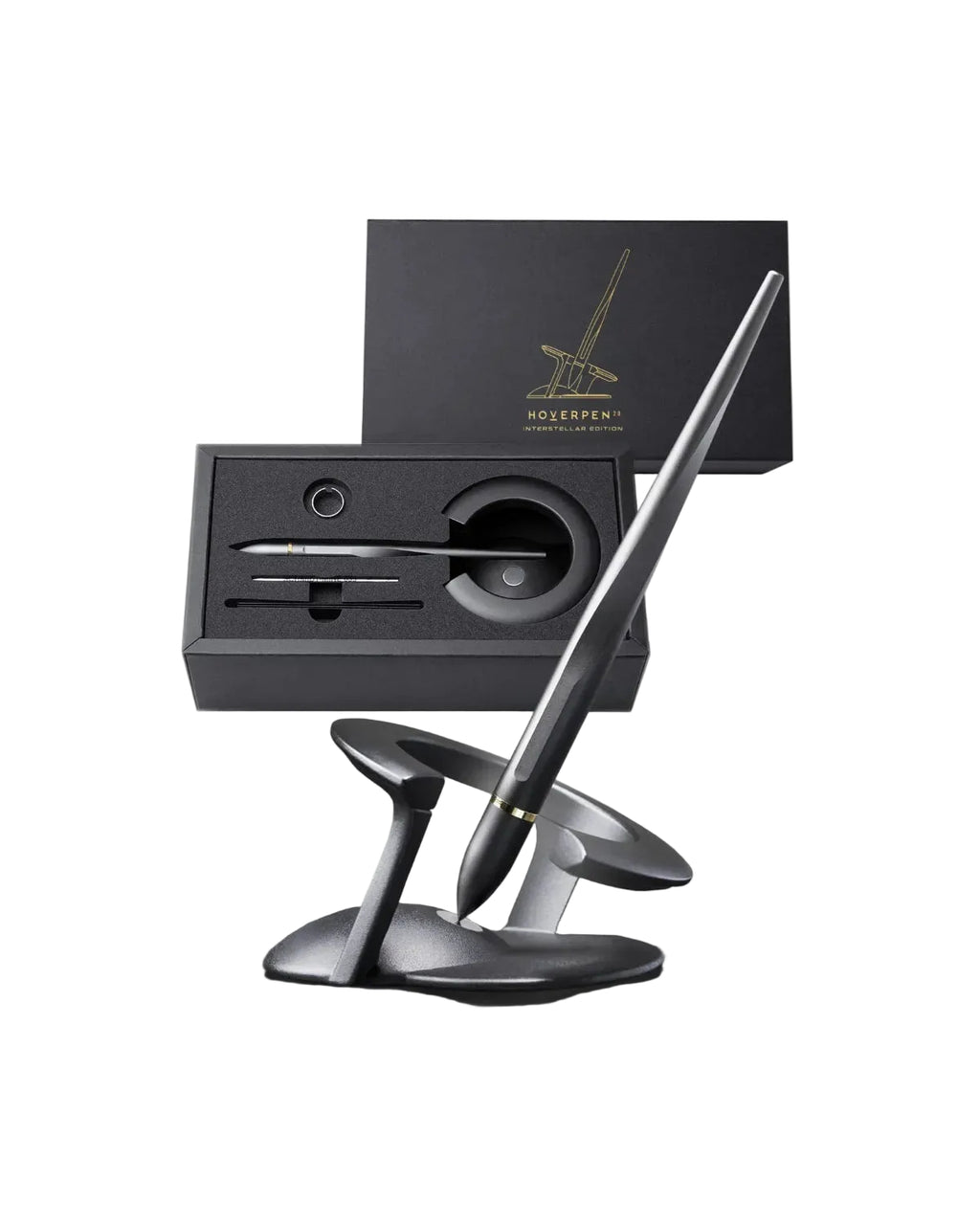 novium Hoverpen Interstellar, Mars Magma, Ballpoint Pen, Unisex, 23.5 Degree Angle, Schmidt Ballpoint Cartridges, Smooth Writing, No Spills, No Spotting, No Explosions - Unique Gift Market