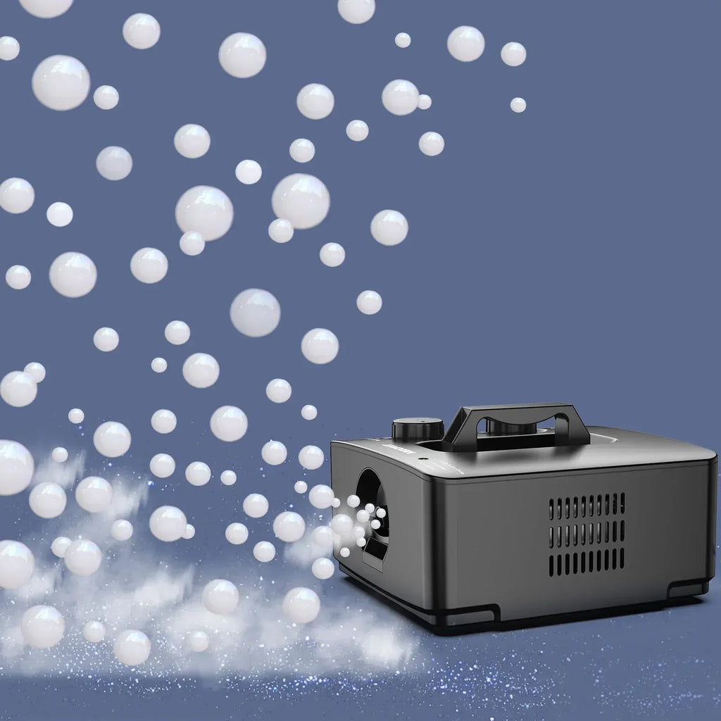 Fog Bubble Machine, 2 in 1 Smoke Bubble Maker, 400W No-Spill Smoke Bubble Blower, Make Colorful Bubbles | White Fog Bubbles for Indoor Outdoor Birthday Halloween Party - Unique Gift Market