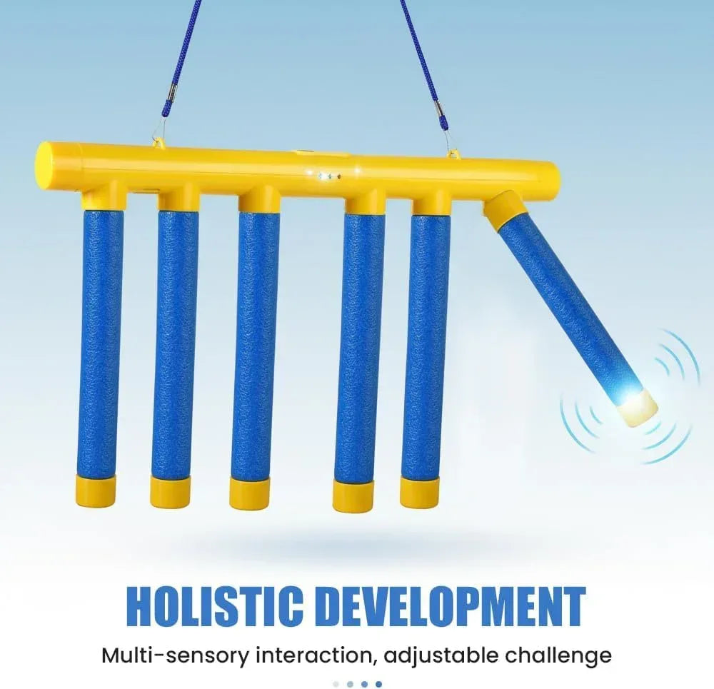 Reflex Drop Sticks Challenge Game, Reaction & Catching Sticks Game for Kids & Adults, 2026 New Hand-Eye Coordination Training Toy, 3 Adjustable Speeds, Family Party & Indoor Outdoor Fun (Yellow) - Unique Gift Market