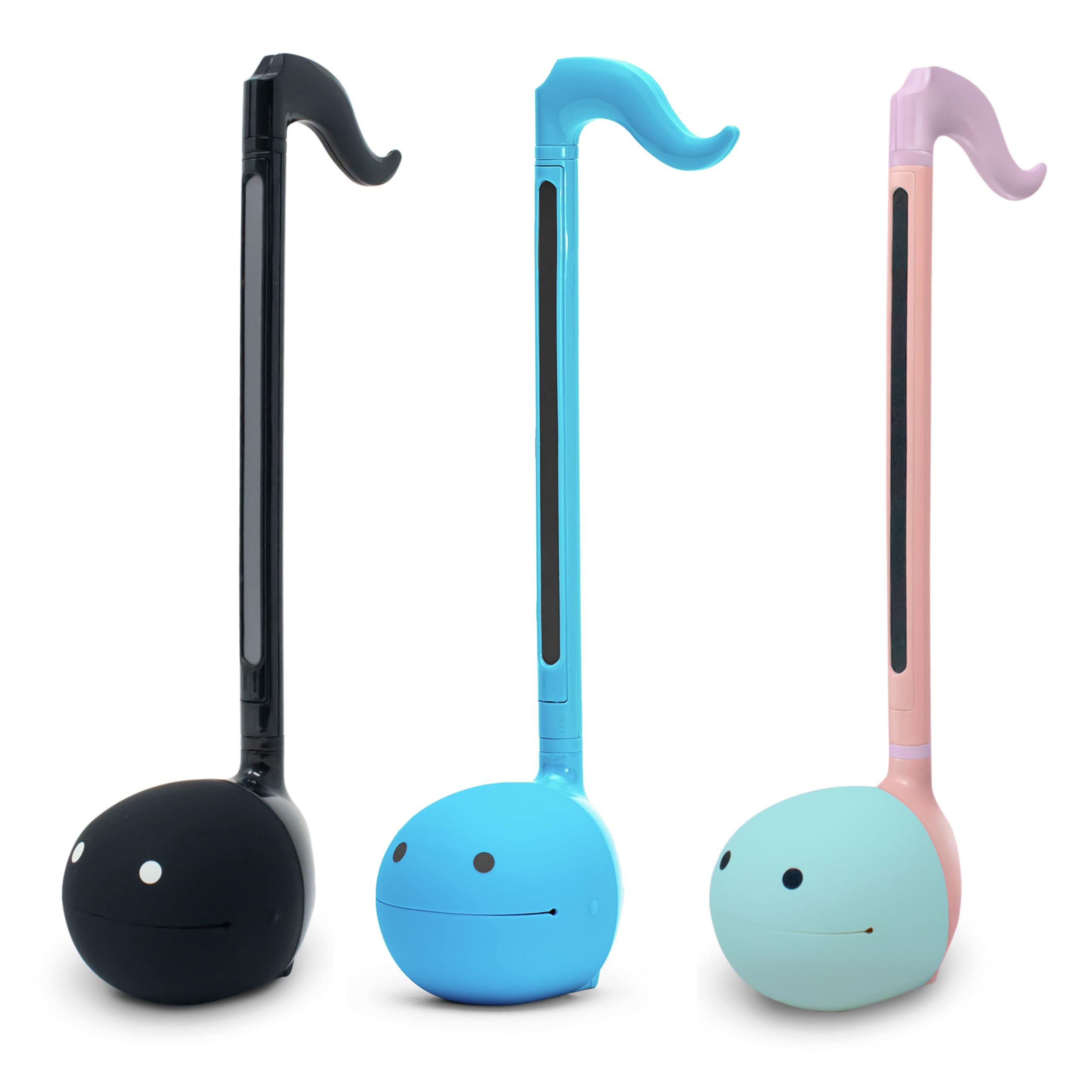 Otamatone Japanese Electronic Musical Instrument Portable Music Synthesizer from Japan by Maywa Denki Studio Award Winning, Educational Fun Gift for Children, Teens & Adults - Black