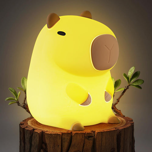 Axolotl Night Light for Kids, Cute Axolotl Lamp Silicone Baby Nursery Night Lamp, Dimmable Squishy Touch Bedside Lamps, Adorable Rechargeable Animal Lamps Gifts Kawaii Room Decor for Kids Girls Boys