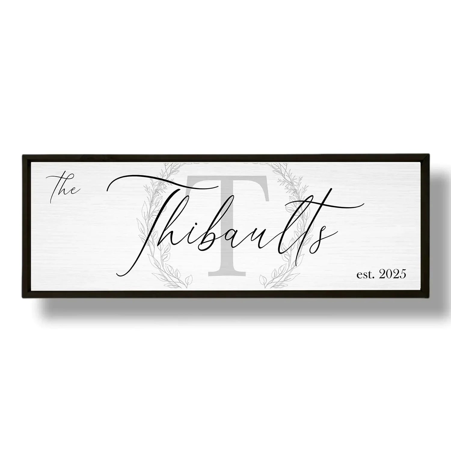 Wedding Gifts for Couples 2026, Custom Wood Wedding Sign for Newlywed, Bridal Shower Gift, Engagement Gift, Personalized Framed Last Name Sign with Established Date for Home - Unique Gift Market