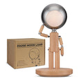 Cordless Table Lamp, Rechargeable Wooden Table Lamp with Touch Control & Adjustable Brightness, Cordless Decorative Bedside Lamp for Bedroom, Home Decor & Unique Gifts, Black Walnut - Unique Gift Market