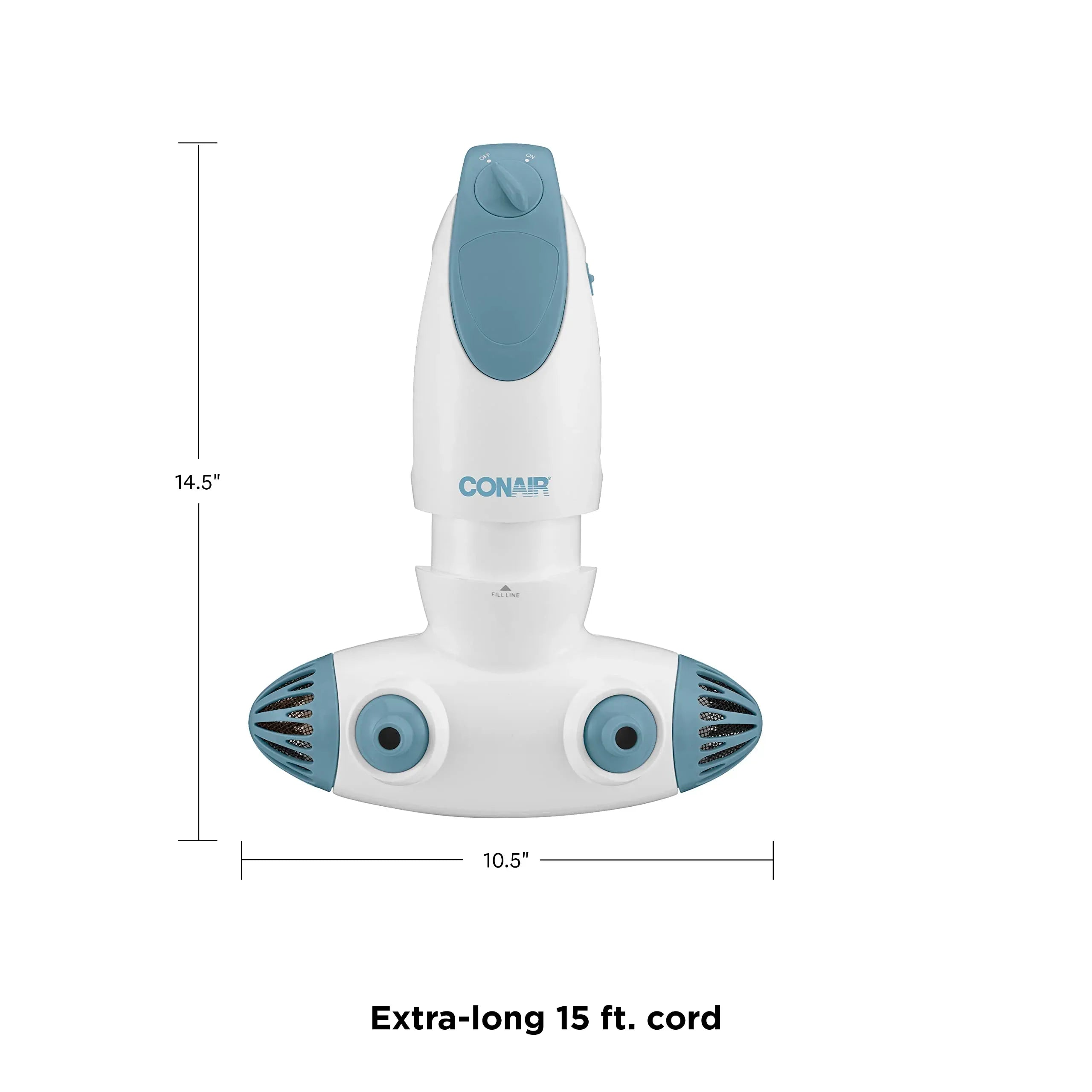 Conair Jet Hydro Spa - Portable Bath Spa with Dual Hydro Jets for Tub - Bath Spa Jet for Tub Creates Soothing Bubbles and/or Massage - Spa Bath for at Home Use - Unique Gift Market