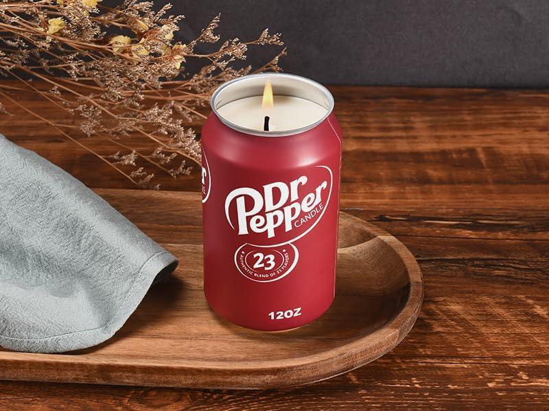 Doctor Pepper Candle - Smells Like The Real Soda - Cute Candles for Cool Gifts - Funny Candles for Any Occasion - Cute Things for Aesthetic Room Decor - Cool Candle for Cool Things - Unique Gift Market