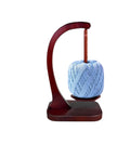 JUCPASH Yarn Holder for Crocheting and Knitting, Wooden Yarn Spinner with Magnetic Rotating Mechanism and Anti-Slip Pads, Crochet Accessories Birthday Gifts for Women Mom Wife Grandma Mother (Brown) - Unique Gift Market