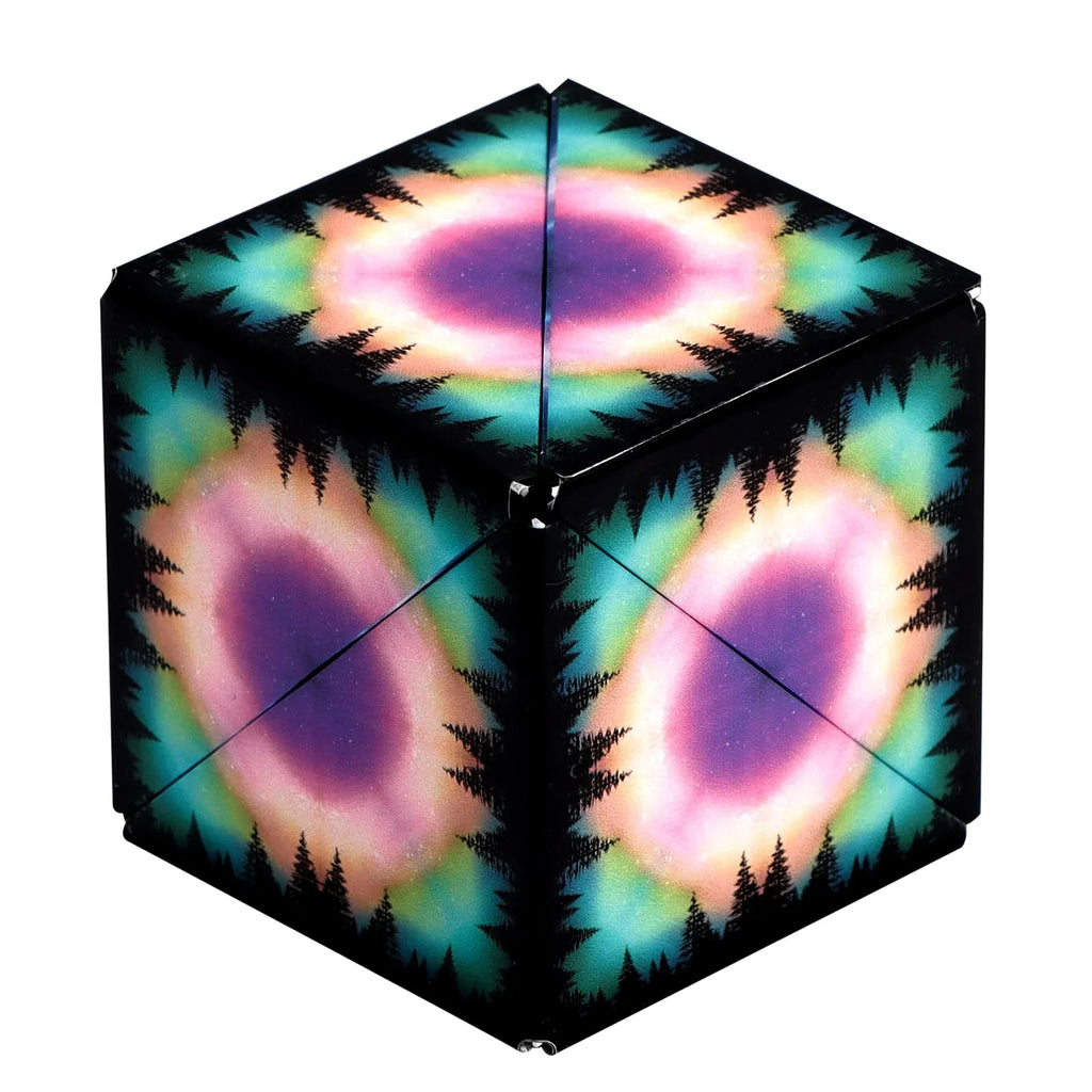 Shashibo Shape Shifting Box - Award-Winning STEM Fidget Toy with Ultra Strong Magnets - Puzzle Cube Transforms Into 100+ Shapes, Perfect Sensory Gift for Kids, Teens, and Adults (Wings) - Unique Gift Market