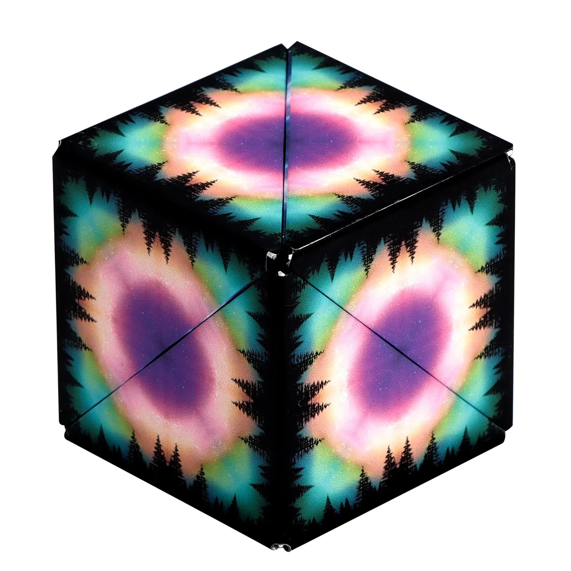 Shashibo Shape Shifting Box - Award-Winning STEM Fidget Toy with Ultra Strong Magnets - Puzzle Cube Transforms Into 100+ Shapes, Perfect Sensory Gift for Kids, Teens, and Adults (Wings) - Unique Gift Market