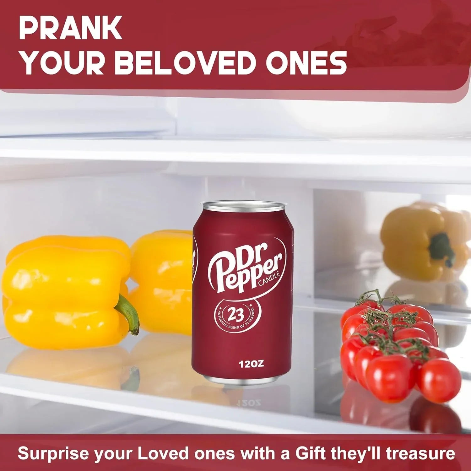 Doctor Pepper Candle - Smells Like The Real Soda - Cute Candles for Cool Gifts - Funny Candles for Any Occasion - Cute Things for Aesthetic Room Decor - Cool Candle for Cool Things - Unique Gift Market