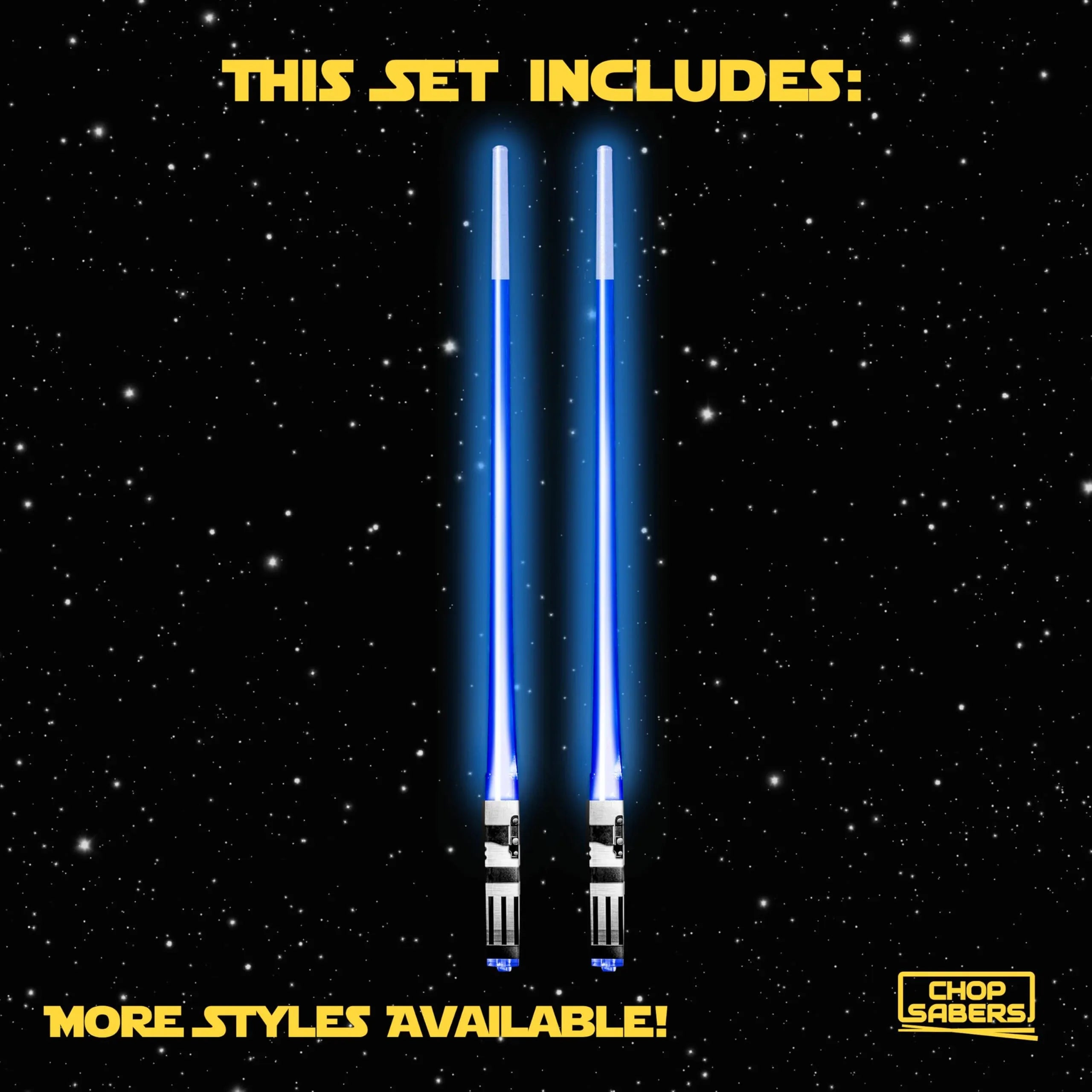 Lightsaber Led Light Up Chopsticks (1 Pair, Blue) - Unique Gift Market
