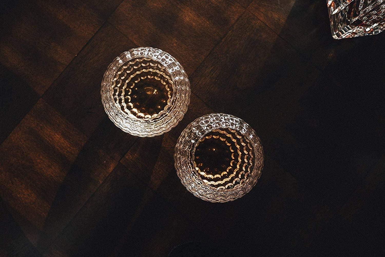 Golf Whiskey Glasses - Set of 2 - Unique, Handmade, Durable, and Fun Golf Drinking Accessories 10 Ounces Each and Handmade with Robust Packaging (2 Glasses, Not Personalized) - Unique Gift Market