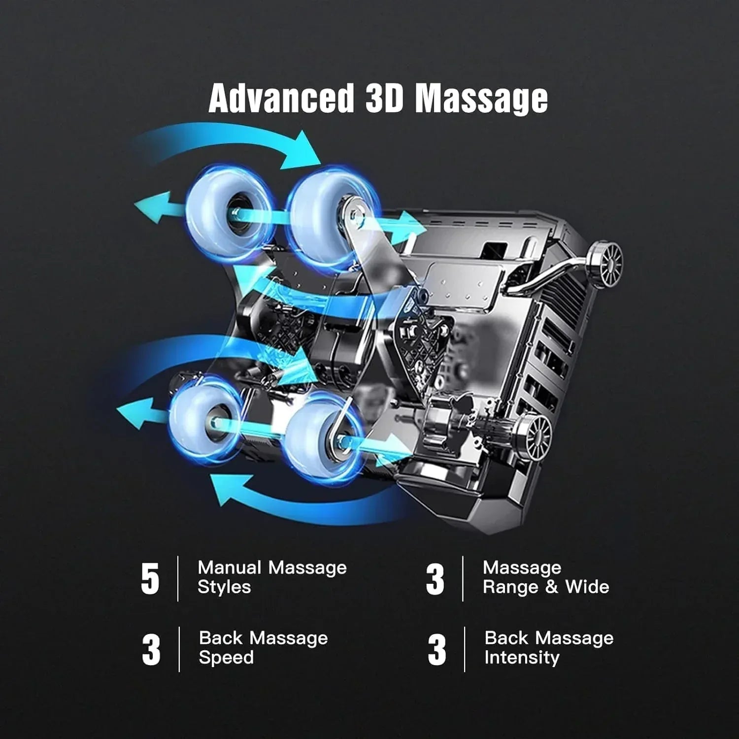 MYTHIA MD906 2026 Massage Chair - Full Body Zero Gravity Recliner with 3D Massage, Heat Therapy, Air Pressure & Foot Roller, Bluetooth & USB Charging Port for Home & Office Use (Beige) - Unique Gift Market
