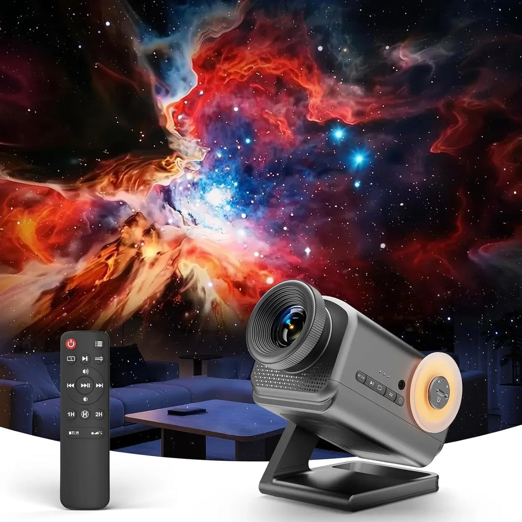 Rossetta 3D Projector, 60 Themes HD 3D Galaxy Projector with Bluetooth Speaker & Remote, 1H/2H Timer, Night Light for Bedroom, Home Decor, Party, Valentines Day, Gifts for Adults, Girls, Boys - Unique Gift Market