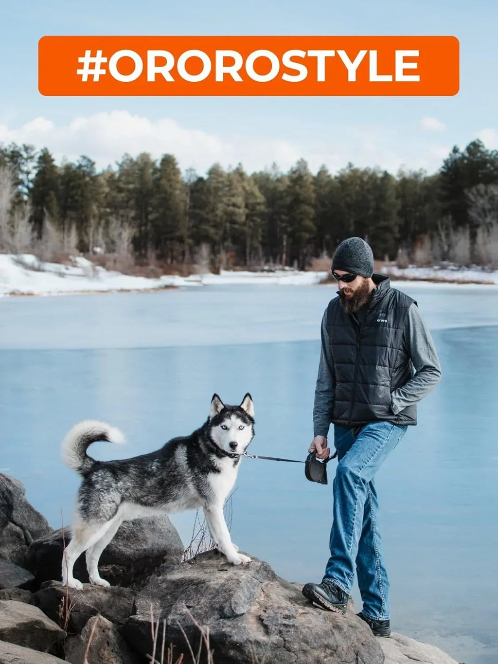 ORORO Men's Lightweight Heated Vest with USB-C Rechargeable Battery, Puffer Classic Heating Vest - Unique Gift Market