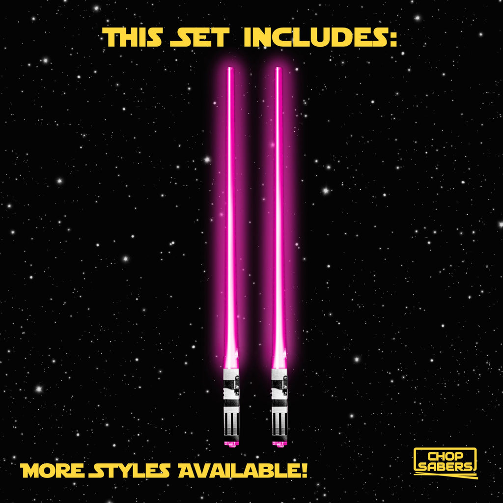 Lightsaber Led Light Up Chopsticks (1 Pair, Blue)