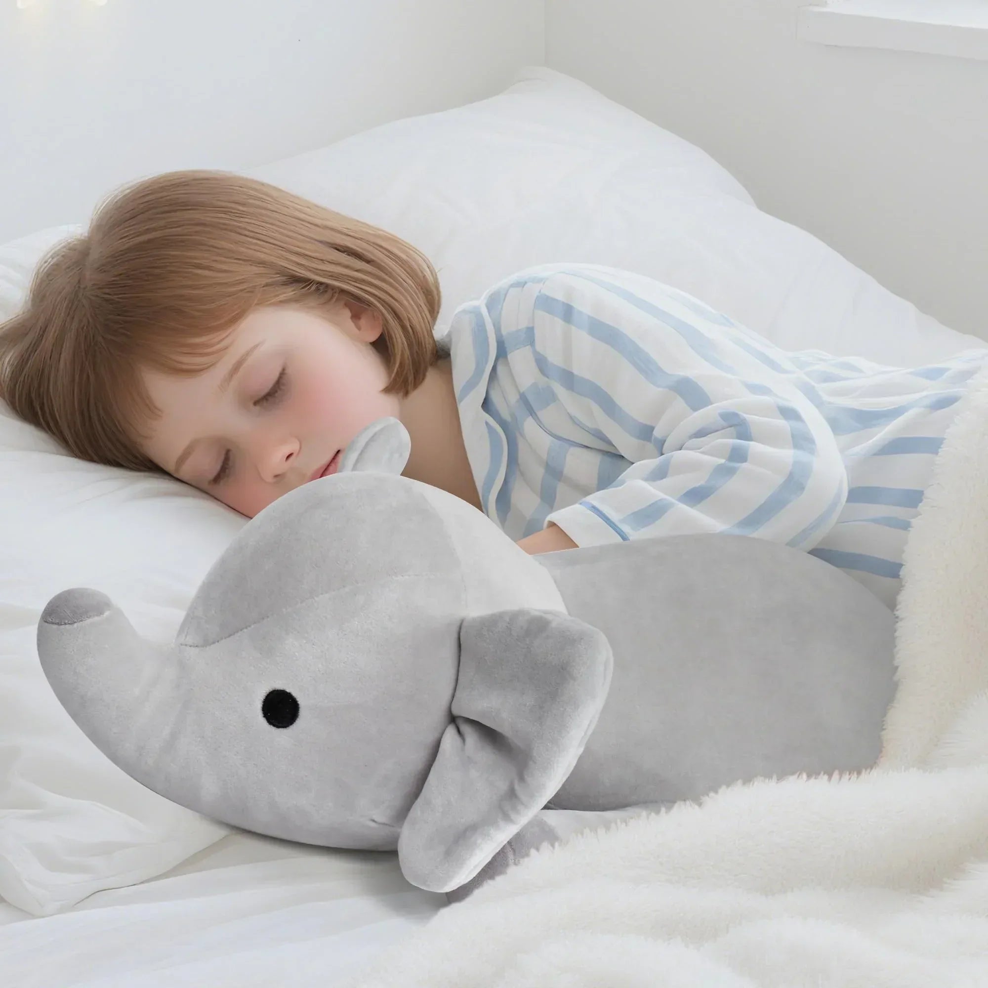 Wepop 5lbs Highland Cow Weighted Stuffed Animals, 22in Giant Highland Cow Gift Plush Toy,Adorable Stuffed Animal for Kids and Adults Highland Cattle Plushie Pillow Decor - Unique Gift Market