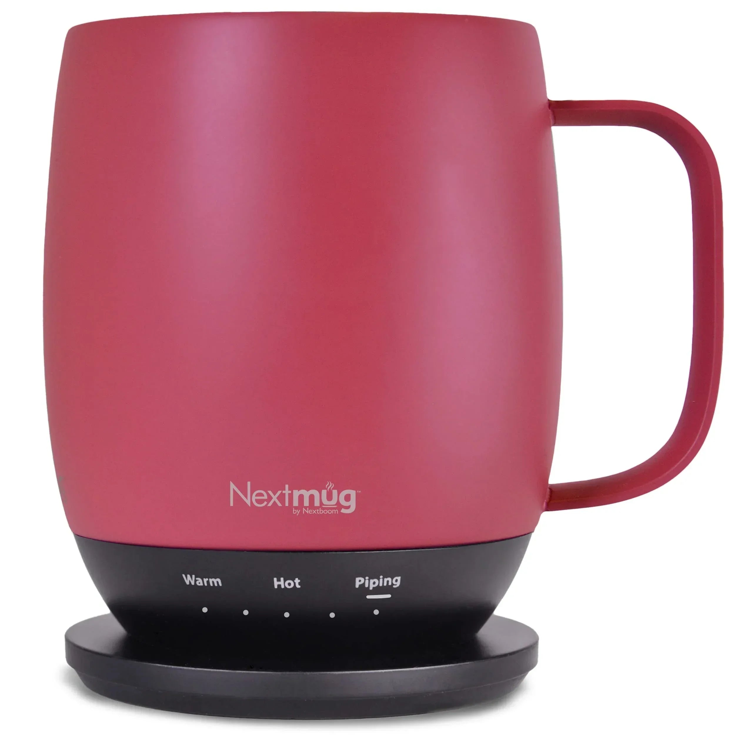 Nextmug - Temperature-Controlled, Self-Heating Coffee Mug (Black - 14 oz.) - Unique Gift Market