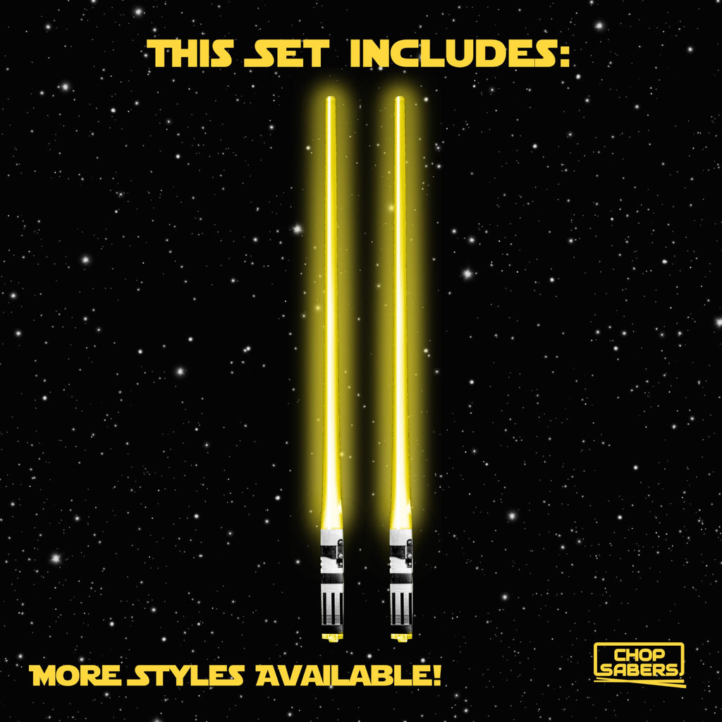 Lightsaber Led Light Up Chopsticks (1 Pair, Blue)