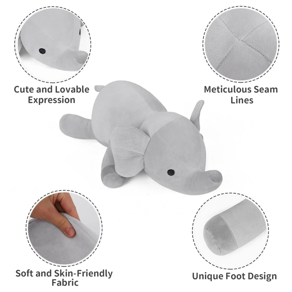 Wepop 5lbs Highland Cow Weighted Stuffed Animals, 22in Giant Highland Cow Gift Plush Toy,Adorable Stuffed Animal for Kids and Adults Highland Cattle Plushie Pillow Decor - Unique Gift Market