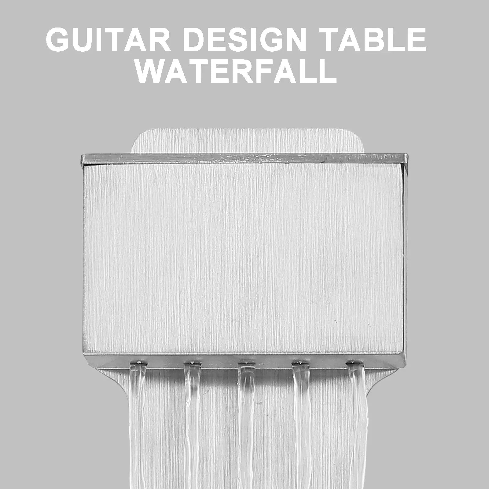 Indoor Tabletop Waterfall Moon Fountain, Home Décor Soothing Rain Sound Meditation Relaxing Fountains, Nature Slate Water Feature with Light for Room Office Desktop Decoration-13 Tall - Unique Gift Market