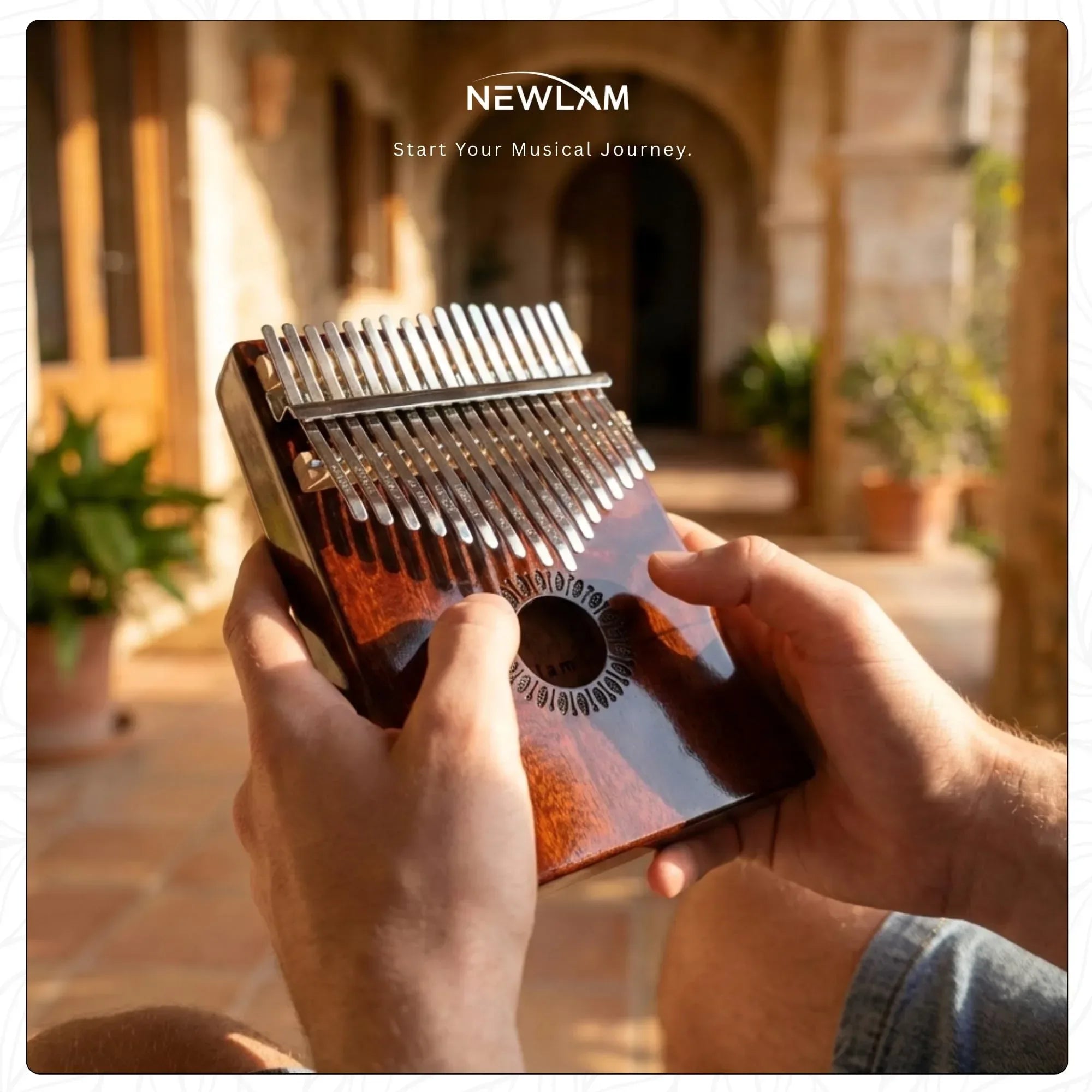 Kalimba Thumb Piano 17 Keys, Portable Mbira Finger Piano Gifts for Kids and Adults Beginners - Unique Gift Market