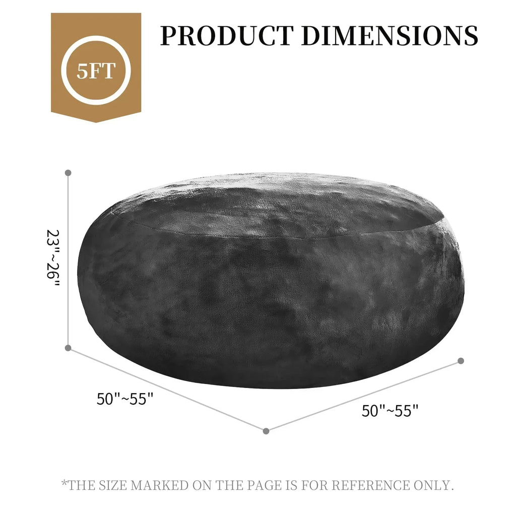 Big Beanbag Chairs for Adults ，6FT Bean Bag Chair with Filler Memory Foam Chair Super Soft Plush, Living Room Furniture, Suitable for bedrooms, Comfy Lounge Reading Chairs Birthday Gifts for Women Mom - Unique Gift Market
