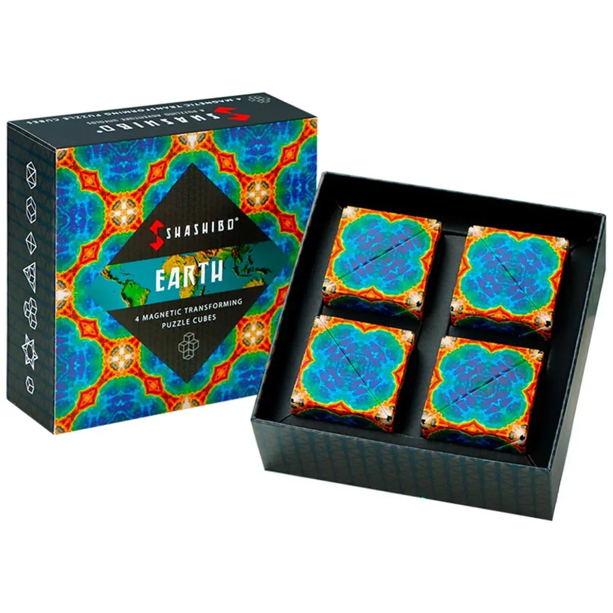 Shashibo Shape Shifting Box - Award-Winning STEM Fidget Toy with Ultra Strong Magnets - Puzzle Cube Transforms Into 100+ Shapes, Perfect Sensory Gift for Kids, Teens, and Adults (Wings) - Unique Gift Market