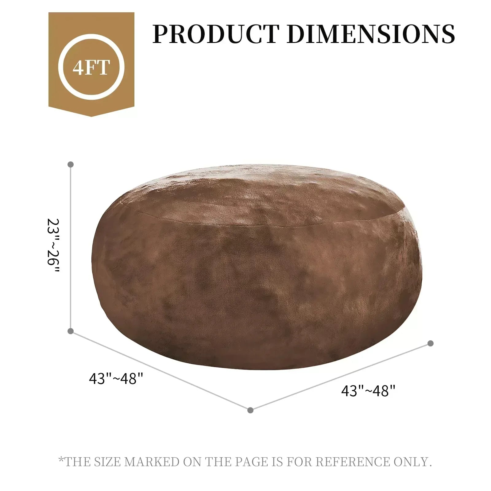 Big Beanbag Chairs for Adults ，6FT Bean Bag Chair with Filler Memory Foam Chair Super Soft Plush, Living Room Furniture, Suitable for bedrooms, Comfy Lounge Reading Chairs Birthday Gifts for Women Mom - Unique Gift Market