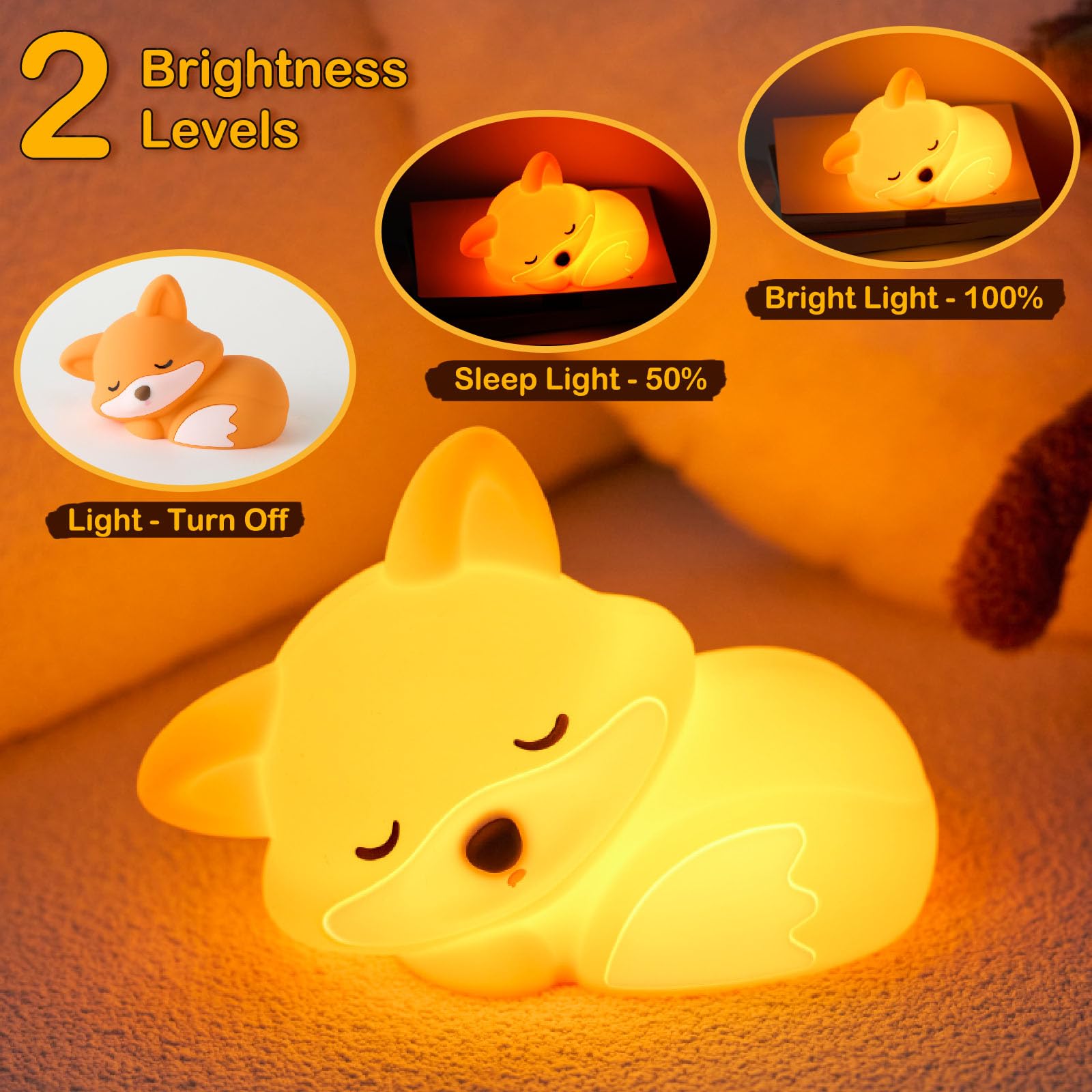 Axolotl Night Light for Kids, Cute Axolotl Lamp Silicone Baby Nursery Night Lamp, Dimmable Squishy Touch Bedside Lamps, Adorable Rechargeable Animal Lamps Gifts Kawaii Room Decor for Kids Girls Boys