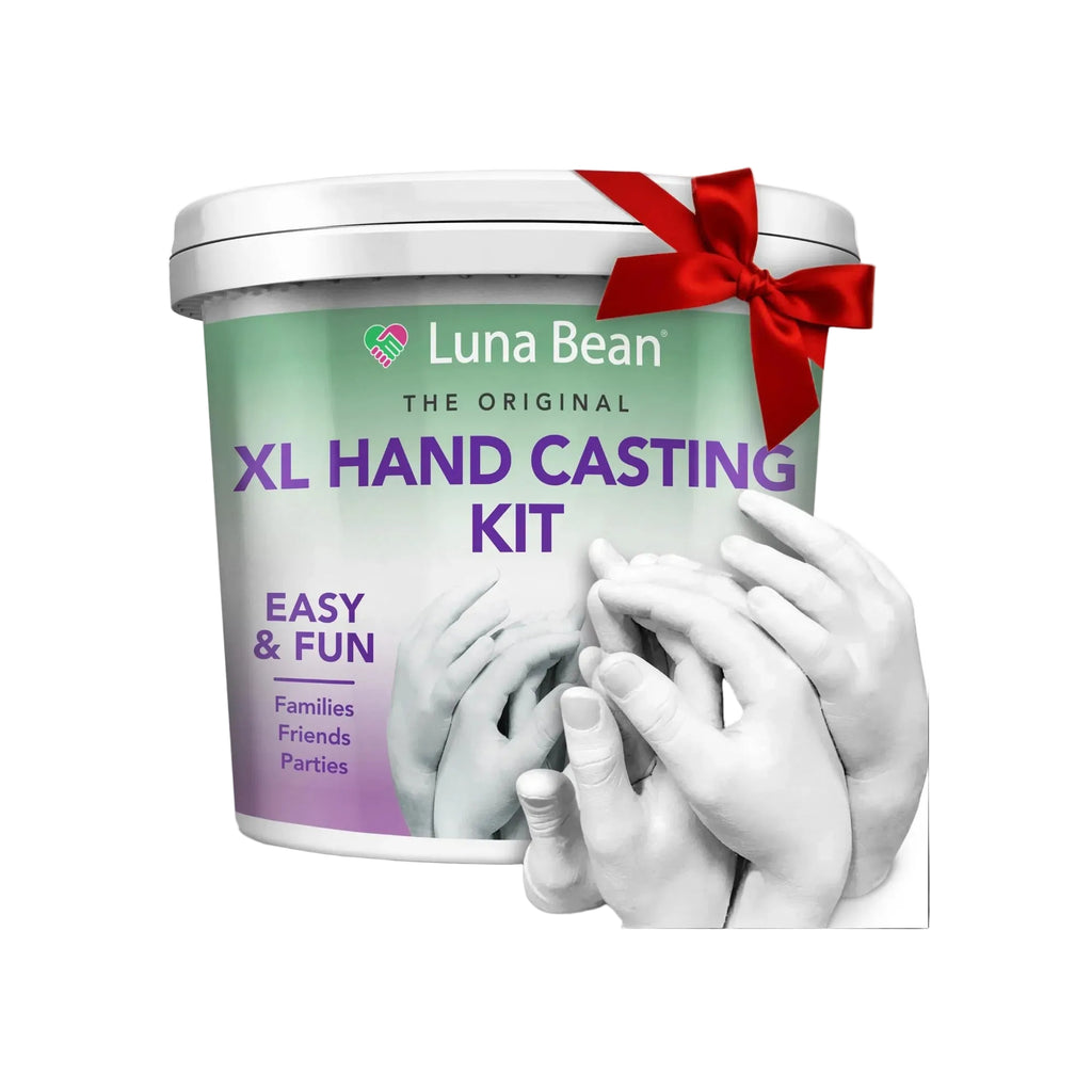 Luna Bean Hand Casting Kit – The Original Hand Mold Kit for Couples – Valentines Day Gifts for Her and Him - Anniversary Engagement Gifts for Women Men Mom Wife Boyfriend Girlfriend Wedding Bridal - Unique Gift Market